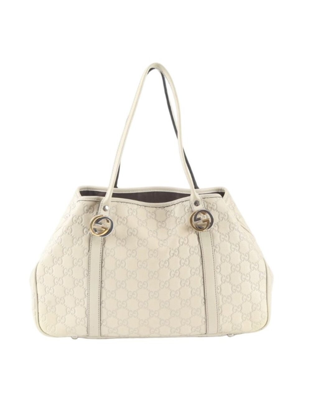 Gucci Guccissima GG Twins Leather Tote Shoulder Hand